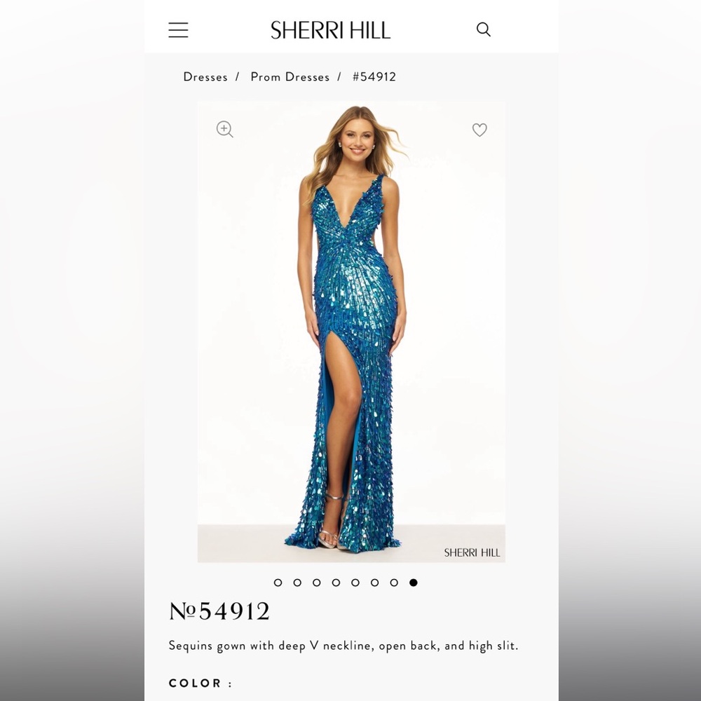 Gorgeous, sparkly prom or pageant dress